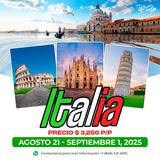 ITALIA Aug 21 - 01 Sep, 2025.